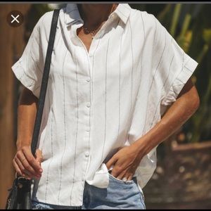 Vici Cotton Button Down Top